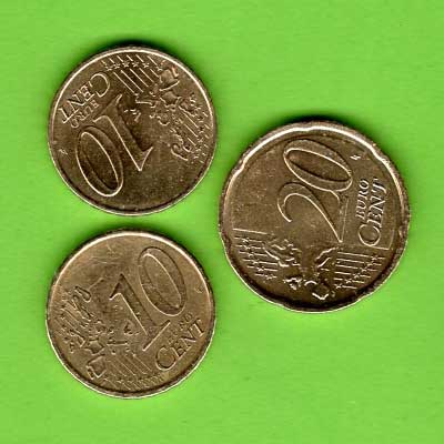 Calcul mental avec des pièces de monnaie