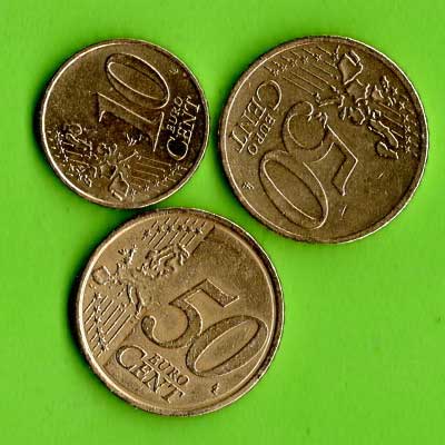 Calcul mental avec des pièces de monnaie