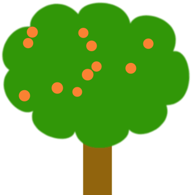 Combien d'abricots sont sur l'arbre ?